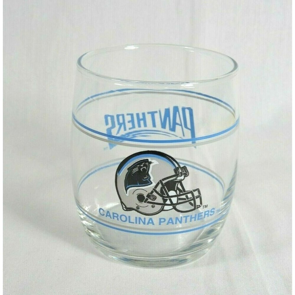 Vintage Libbey NFL Glass Carolina Panthers